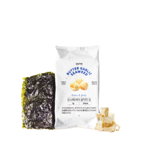 Ostte sea salt butter garlic seaweed korean snacks low calorie no burden crispy nutrition nori 6 bag