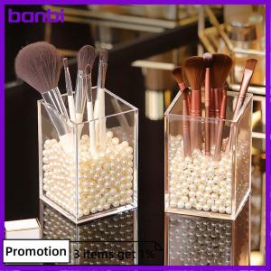 banbi Make up Organizer nhựa trang điểm bàn chải nồi lưu trữ Acrylic cho mỹ phẩm chủ bàn mỹ phẩm lưu trữ container