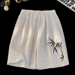 celana katun stretch pendek pria Celana pendek lurus pria celana pendek olahraga longgar pria Celana pendek cowok keren celana pendek karet pria celana pendek santai pria celana pendek korea celana pendek pria bawah lebar murah sweatpants pendek tebal