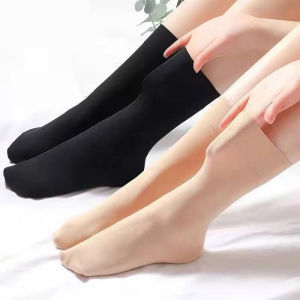 5/10Pairs Thickened Short Stockings Low Cut Loose Mouth Silk Ankle Socks Soft Breathable Comfortable