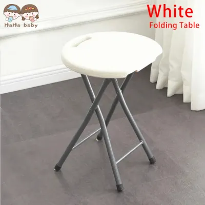 HAHA BABY 4FT(120cm) Heavy Duty Foldable Table Portable Picnic Table Folding Half Table Long Outdoor Table