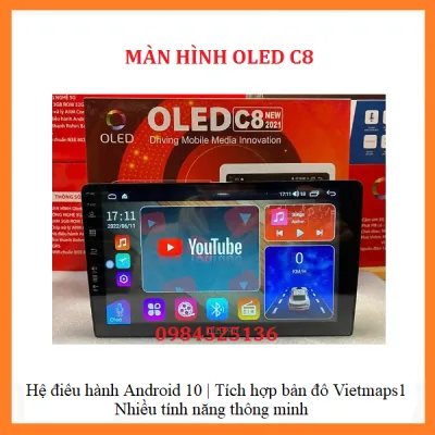 [ TẶNG PM VIETMAP S2] Màn hình android C8 9in 10inch lắp sim 4G bộ nhớ ram4G-rom32G. Màn android C8 lắp nâng cấp độ cho các dòng xe TOYOTA KIA MAZDA FORD HONDA SUZUKI...Màn hình xem YOUTUBE camera lùi cam hành trình định vị GPS.DVD OTO