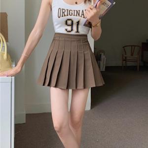 LHFriday ฮิตสุดในตอนนี้💗กระโปรงสตรีสุดปัง กระโปรงสั้นเอวสูง2023 ทรงเอสีพื้นเอวสูงกระชับสัดส่วนมีเอกลักษร์สไตค์เกาหลีเเฟชั่นฤดูใบไม้ผลิ  สีพื้นนนนิ่มมากกก  ไปลองกันนนนน  🥇🔥