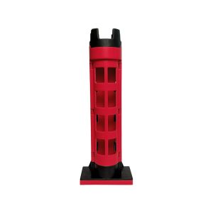 SWEET LORD Portable Fishing Box Rod Stand Durable Plastic Fishing Box Barrel Holder Outdoor Organizer Solid Base Rod Holder Fishing Accessories