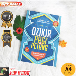 Buku Dzikir Pagi Petang Ukuran Jumbo (21x30cm) Untuk Lansia - Dilengkapi Dzikir Setelah Shalat - Said Bin Ali Bin Wahf Al-Qahthani Buku Islami Dzikir Pagi Petang Buku Doa Buku Islam Buku Doa2 Lengkap Islam Buku Doa Doa Lengkap Buku Doa Solat Lengkap