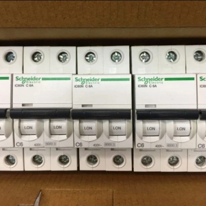 SCHNEIDER MCB 6KA IC60N 2P 6A 10A 16A 20A A9F74206 /10/16/20 B16 BERKUALITAS