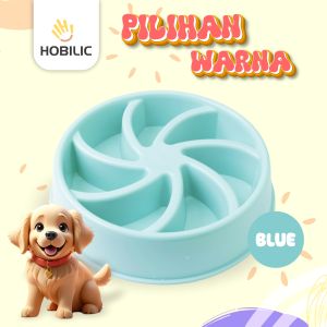 Hobilic Slow Feeder Bowl Mangkok Makan Anjing Lucu Anti Tersedak Model Twister