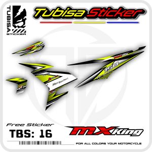 Sticker Striping Variasi Mx King - Stiker Striping Motor Mx King Desain Racing. TBS.16