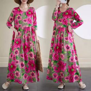LC1611 Premium Oversized Dress Tipis Floral Fashion Terbaru
