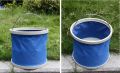 Xô đựng nước 11L gấp gọn tiện dụng cho việc rửa xe, đi du lịch. 