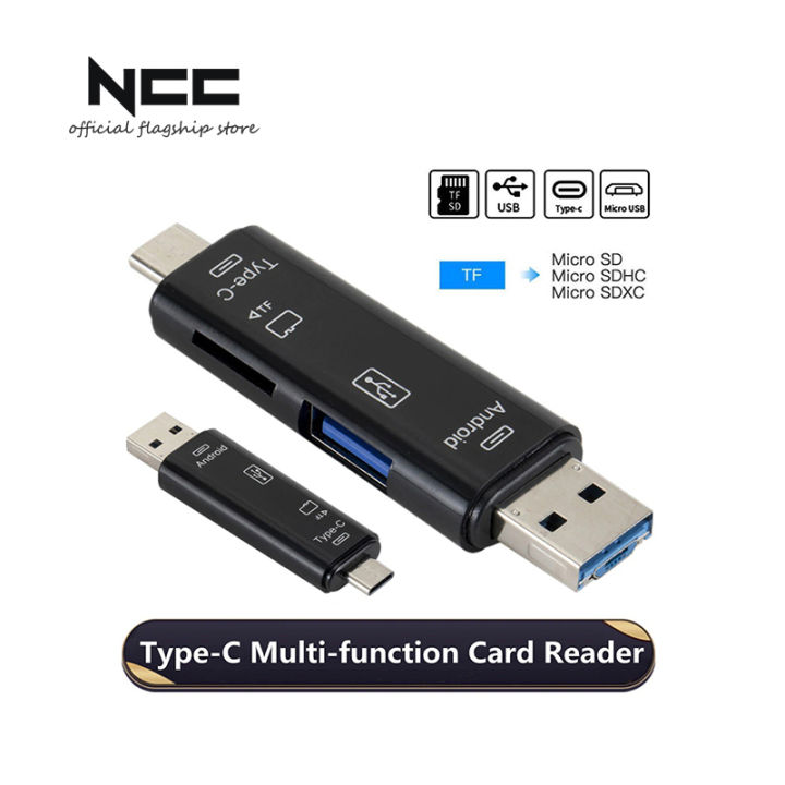 All In 1 Type C Card Reader Micro USB Card Reader TF Micro Card Reader ...