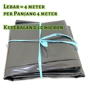 Plastik UV Hitam 100 micron 4 x 4 meter Untuk Kolam/Tambak