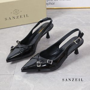 SANZEIL Lottie Sepatu Heels Wanita Hak Sedang 8055