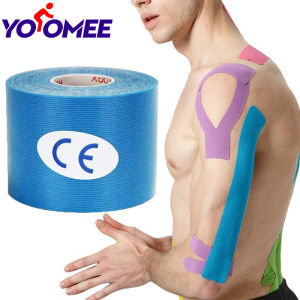 Yoomee 1Pcs Elastic Kinesiology Tape Athletic Recovery Sports Safety Muscle Pain Relief Knee Pads Support Gym Fitness Bandage