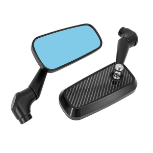 HD Glass Rearview Mirror for Motorcycle More Durable High Definition Aluminum Alloy