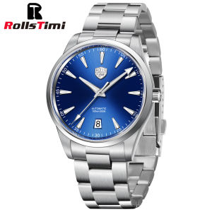 ROLLS TIMI 39MM Stainless Men Mechanical Watch Luxury Sapphire Crystal Automatic Watches 100M Waterproof Japan NH35 Watch For Men RT7912