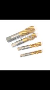 HSS-CO TIN Tapered Spiral Flute thread Tap American HSSE screw Thread tap G1/8 1/4 3/8 3/4 1/2 3/4 NPT1/4 G3/8 1/2 3/4