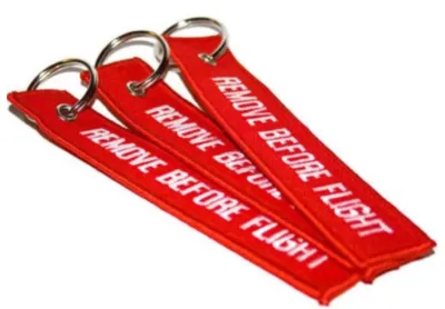 remove before flight keychain flight tag key chain baggage tag luggage tag travel keychain accessory embroidered key tag aviation tag luggage identifier durable fabric keychain suitcase tag travel essentials sg seller