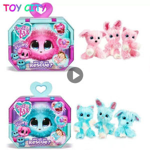Kawaii Ins Scruff A Luvse Surprise Cat Plush Toy Russian Bathing Dog Figure Families Model for Kids Gift