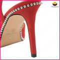Slingback รองเท้าส้นสูงรองเท้าส้นสูงรองเท้าแตะผู้หญิงชี้นิ้วเท้าส้นรองเท้าแตะหนังนิ่มพรรคผู้หญิงรองเท้ากริชสุภาพสตรีรองเท้า. 