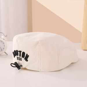 Nón Hoạ Sĩ - Mũ Nồi Thêu Nổi Nhiều Ngôi Sao Phong Cách Retro Hàn Quốc Cho Bé Trai Bé Gái (1-4 Tuổi)