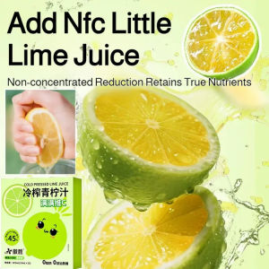 Cold-pressed lime juice Lime juice concentrate Sweet and sour fruit drink Packed with vitamin C Instant drink 0 fat 0 sugar