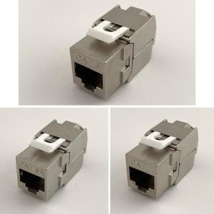 RJ45 Keystone toolless giắc cắm Keystone mô-đun đầy đủ bảo vệ hợp kim kẽm RJ45 ổ cắm để LSA chấm dứt Cat6/6A/7