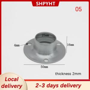 [COD] SHPYHT Local delivery Ship within 24 hours Stainless Steel Flange Seat For Wardrobe Curtain Cloth Rod Seat Round Tube Seats Bracket Household Furniture Hardware Towel Tube Holder