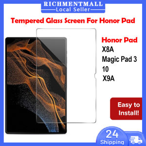 【🔥SG🔥】RICHMENTMALL HD Clear Tempered Glass Screen Protector For Honor Tab Pad X8A Magic Pad3 10 X9A Glass Film