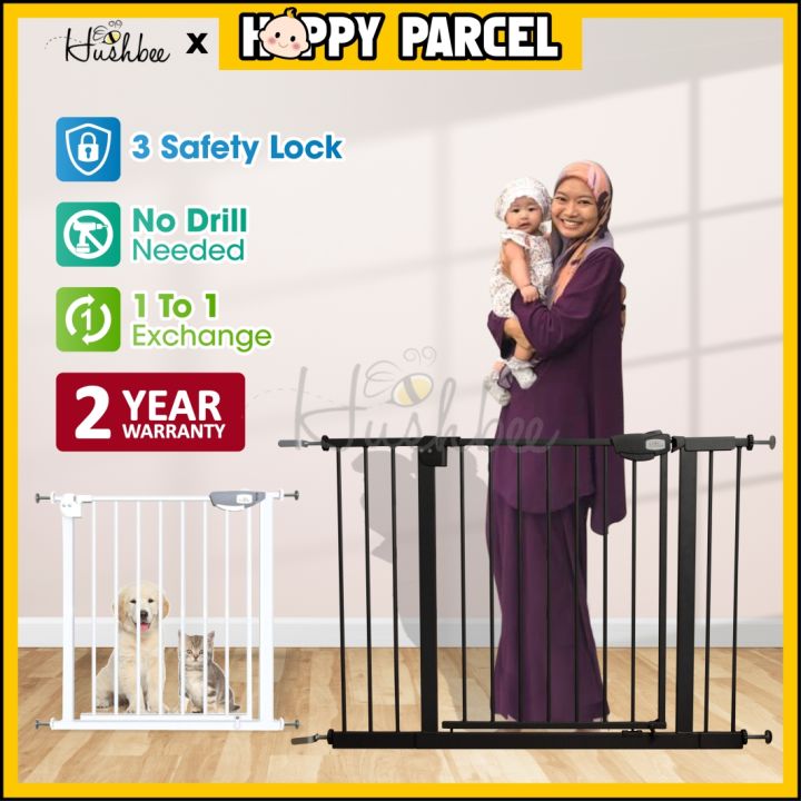 [3 Safety Lock] Auto Close Pagar Baby Safety Gate Baby Safe Gate Child