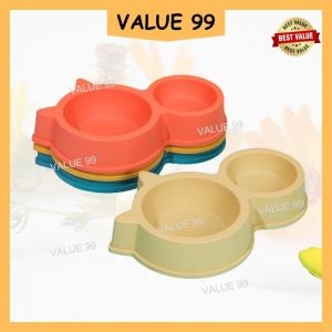 Plastic Pet Cat Feeding Bowl Pet Bowl cat bowl | Mangkuk Haiwan Kucing Plastik mangkuk kucing makan bekas makanan kucing