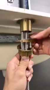 C Type Anti-loosing Nut kit of Faucet Pipe 32mm/1.26 Universal Faucet Fixing Tool for Hot and Cold Water Faucets