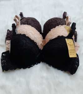 TALLY 961 Push Up bra busa tebal pakai kawat kait 2 cup kecil/size 34.36.38