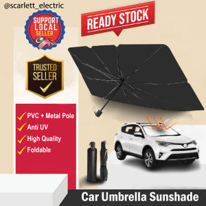 Foldable Car Umbrella Sun Shade UV Interior Windshield Front Window Cover Visor / Payung Kereta