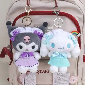 Kawaii Sanrio Móc Khóa Gothic Phong Cách Kuromi Cinnamoroll My Melody Sang Trọng Đồ Chơi Móc Khóa Ba Lô Mặt Dây Chuyền Trang Sức Quà Tặng Sinh Nhật