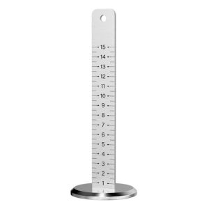 MAULLY Stainless Steel Lay Floor Tile Special Ruler Double-side Precision Scale Horizontals Positioning Ruler Leveling Ruler Practical Brick Tile Height Marking Ruler Bricklayer
