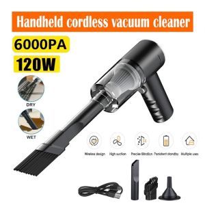 High-Power Wireless Blowing & Suction Portable Dual-Purpose Vacuum Cleaner for Home & Car 手持两用无线吸尘器