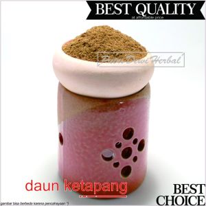 Daun Ketapang Bubuk 250 Gram - Daun Katapang Serbuk ( Terminalia catappa ) | Hatapang Katafa Katapieng Teulahapang Ketapas Atapang Talisei Tarisei Salrise Tiliso Tiliho Ngusu Sarisa Sirisa Sirisal Sarisalo Kalis | Talisay Tree Leaf Powder
