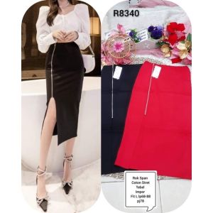 Ms 8340 Rok Span pencil skirt / bisa COD / rok span murah meriah cantik bagus midi official span import / bahan katun wedges import super strech - di jamin bahan bagus - panjang 7/8- freesize muat bb 70 kg