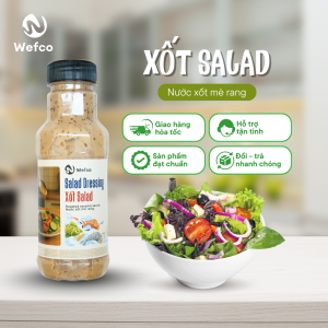 Xốt Mè Rang Trộn Salad Nước Chấm Gia Vị Ướp Món Ăn Wefco Chai 298ml