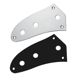 Vintage Style Bass Guitar Lower Control Cover Metal Plate With Mounting Hardware without Modifications Required
