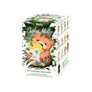 POPMART Baby Molly MY HUGGABLE DISCOVERY Series Figures pop mart molly blind collection action figure decorative gift