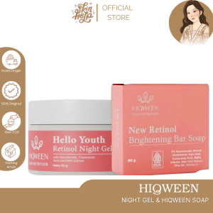 Hiqween (Bundling) RETINOL NIGHT GEL MASK + RETINOL SOAP