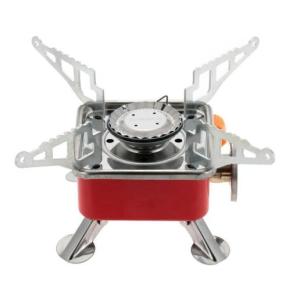 Portable Camping Gas Stove - Lightweight Windproof Multi-Fuel Burner for Outdoor Cooking
