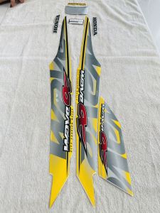 Bộ tem decal dán xe máy Honda wave a wave anpha đời 2010 màu vàng zin thái siêu đẹp