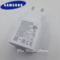 Samsung Fast Charger 25 Watt Type C To Type C EP-TA800 Original For Samsung Galaxy A24 4G , A33 5G , A34 , A52 5G , A52s 5G , A53 5G , A54 , A70 , A71 , A71 5G , A72 , A73 5G , A80 , A90 5G , S20+ , S20 5G , S20+ 5G , S21 5G , S21+ 5G , S20 FE 5G ,S20 FE. 