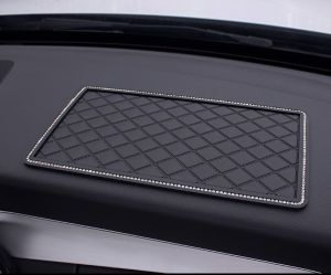 Anti slip dashboard mobil mewah elegant bahan karet | tatakan mobil dashboard ukuran 26*14 cm
