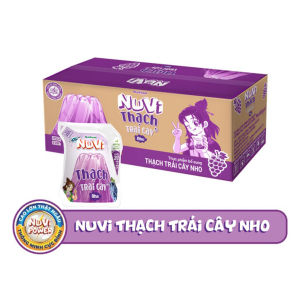 Thùng 24 Túi Nuvi Jelly Thạch Đào túi NuVi Power 110ml-TUH