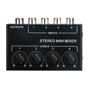 CX400 4 Input Sound Mixers for Music Enthusiasts and Podcasters Superior Sound Management