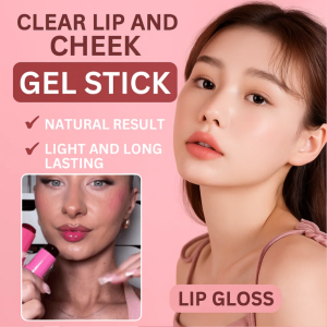 Jelly Blush Stick Milk Monochrome Lipstick Stick for Lips and Cheeks Moisturizing Natural Long Lasting Beauty Makeup